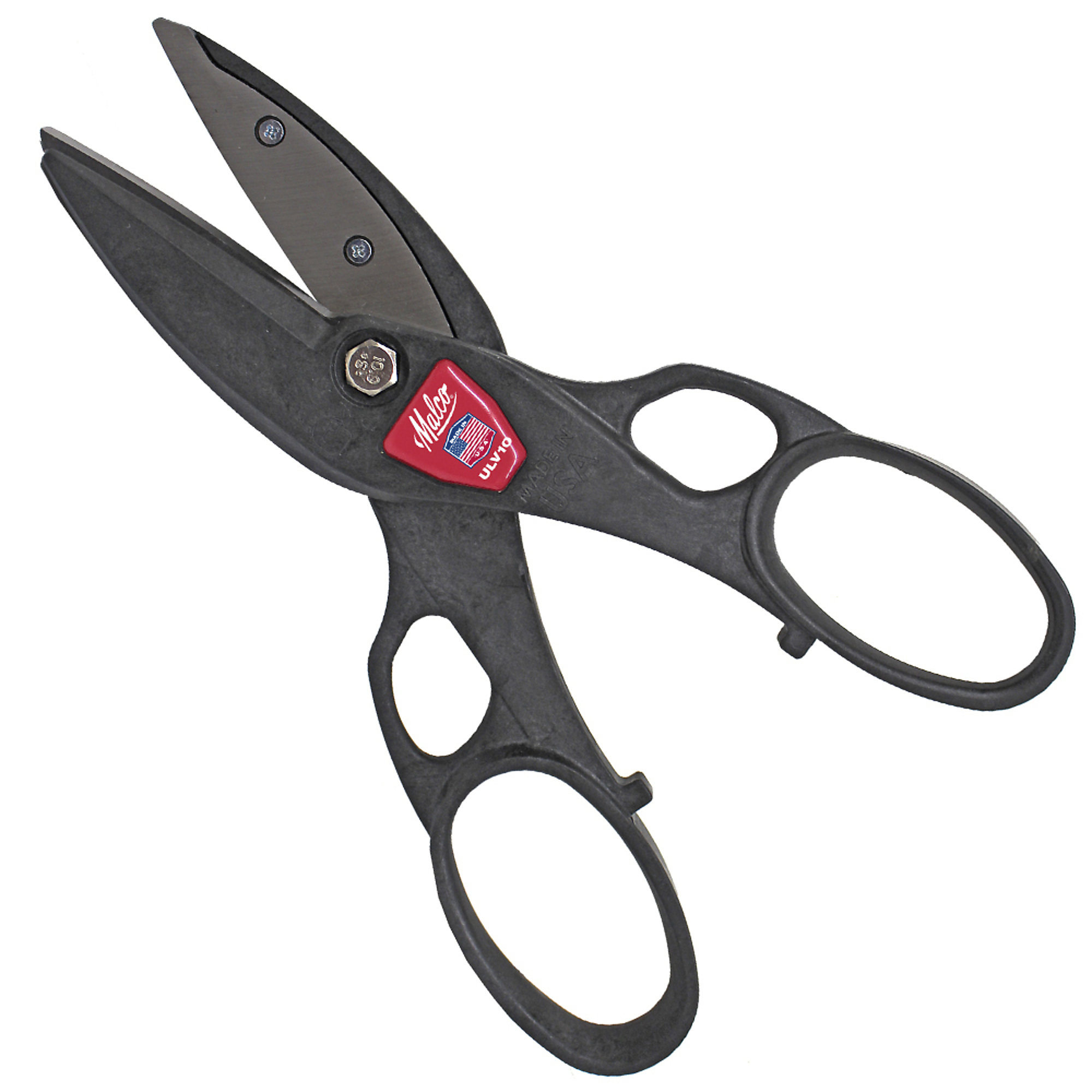 Malco, Compact Ultra Light 10in. Cutting Combination Snips, Blade Size 3 in, Tool Length 10 in, Model# ULV10